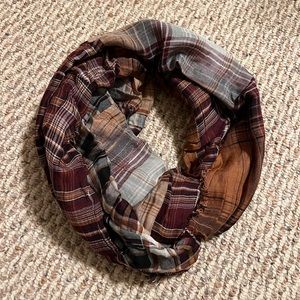Gently Worn Maurices Long Plaid Scarf